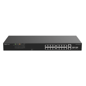 16-Port 10/100 Mbps Unmanaged PoE Switch with 2 Gigabit Ports