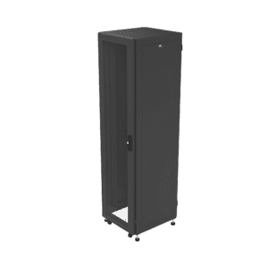 19-Inch 45U Professional Network Cabinet with Standard Rack and Glass Door (23.62 in Width x 23.62 in Depth). Shipped fully assembled.