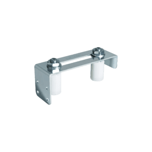 (247F) – Adjustable Guiding Plate / For sliding gates / Up to 3″ / 2 Rollers / Galvanized