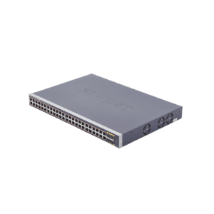 48-Port 10/100/1000T 802.3at PoE + 4-Port 100/1000BASE-X SFP Managed Switch / 440W