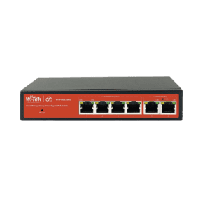 6-Ports Cloud Managed Easy Smart Gibabit PoE Switch With 4 PoE+ Ports and 2 Uplink Ports