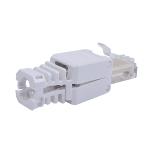 News plugs RJ45 connector for Cat5e UTP cable WITHOUT USE OF TOOLS