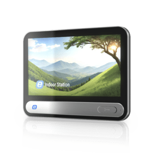 WiFi IP monitor for E Series intercom / 7″ Touch Screen / PoE / Live video / Remote opening / Call between monitors / Two-way audio