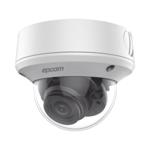 Dome 5MP TURBOHD / Mot. Lens. 2.7 – 13.5 mm / IR EXIR up to 40 mts / IP67 / IK 10 / dWDR / 4 Technologies (TVI / AHD / CVI / CVBS)