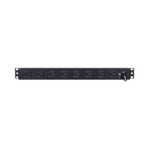 PDU For Basic Power Distribution With 8 NEMA 5-15R Sockets and NEMA 5-15P Plug